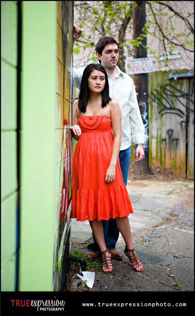 engagement photos in Little Five Points